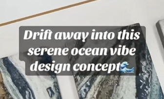 Serene Ocean Vibe: Modern Bathroom